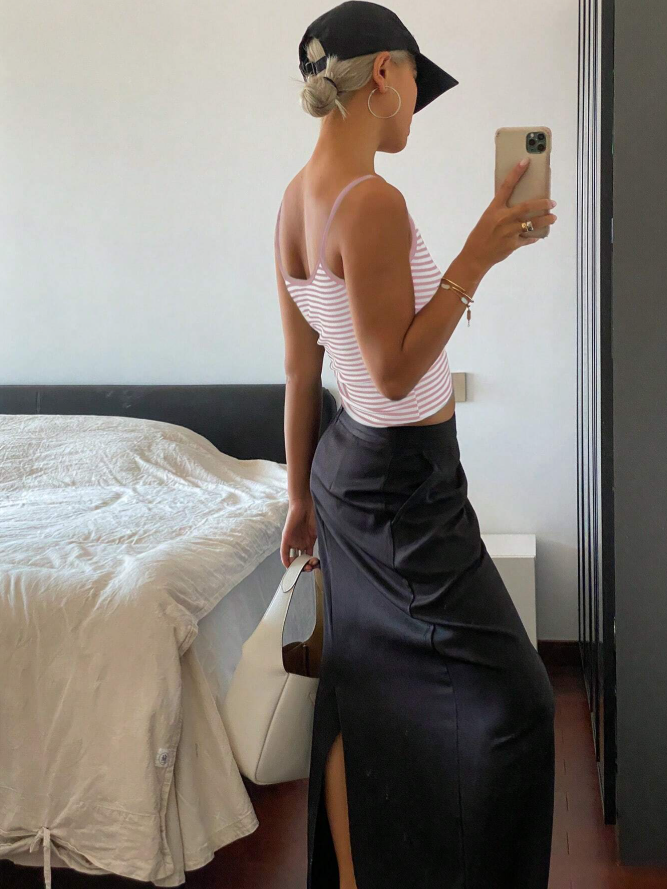 Livesso Women Striped Casual Cami Top For Summer