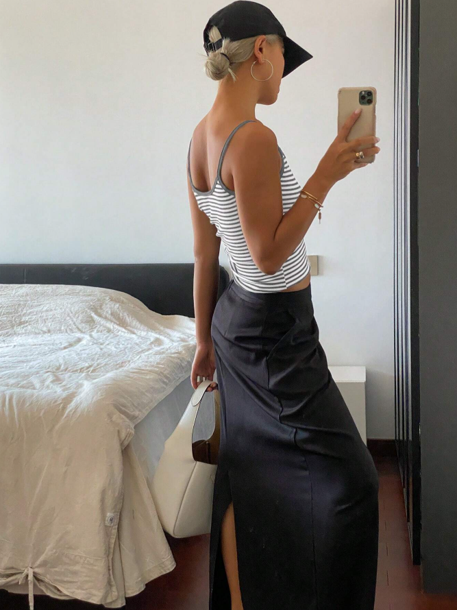 Livesso Women Striped Casual Cami Top For Summer