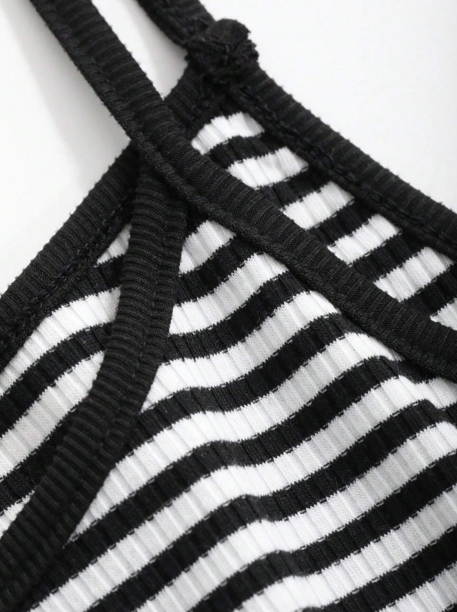 Livesso Women Striped Casual Cami Top For Summer